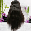 Kelsey - Virgin Cambodian Hair - Light/Medium Yaki Coarse - Thin-Part Wig