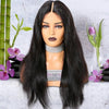 Kelsey - Virgin Cambodian Hair - Light/Medium Yaki Coarse - Thin-Part Wig
