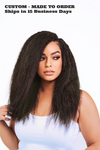 Jada - Virgin Cambodian Hair - Kinky Straight - Thin-Part Wig